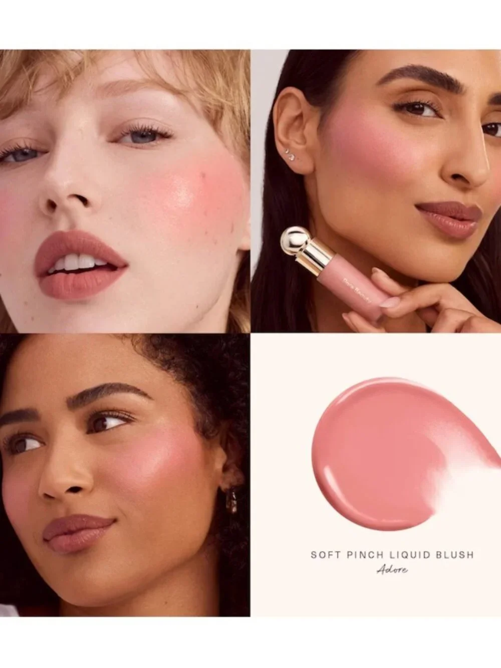 NIB ☑️ Rare Beauty #ADORE Soft Pinch Dewy Liquid Blush